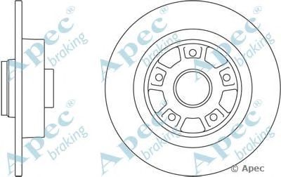 APEC BRAKING dsk2378 -  Тормозной диск